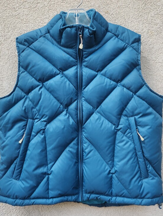 Cabela's Jackets & Blazers - CABELAS Women’s Vest Large Blue Goose Down Quilted Lined Outdoors Winter